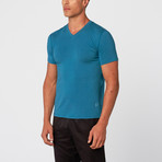 Frigo // Modal V-Neck // Teal Blue (XL)