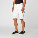 Cargo Shorts // White (34)
