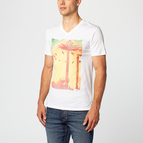 Air Carousel V-Neck T-Shirt // White (S)