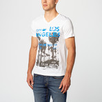 City of Los Angeles V-Neck T-Shirt // White (M)