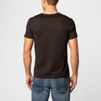 NYC Stars V-Neck T-Shirt // Black (3XL)