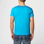 San Francisco 1982 V-Neck T-Shirt // Turquoise (XL)