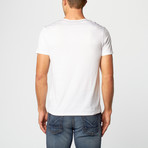 Williamsburg Brooklyn V-Neck T-Shirt // White (S)