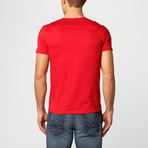 London V-Neck T-Shirt // Red (S)