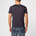 Los Angeles V-Neck T-Shirt // Navy (L)