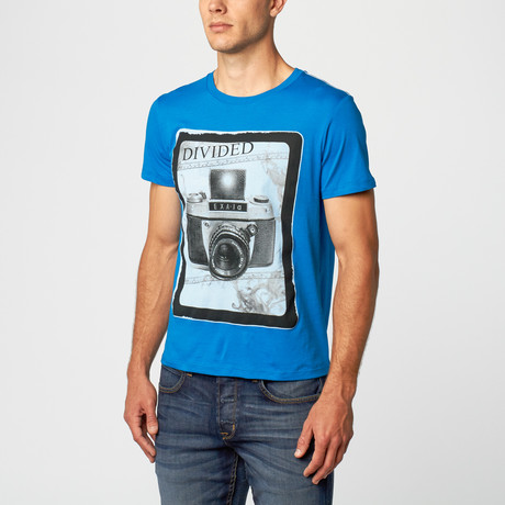 Classic Camera T-Shirt // Royal Blue (S)