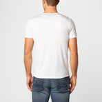 History of the United States V-Neck T-Shirt // White (S)