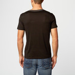 History of the United States V-Neck T-Shirt // Black (S)