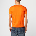 David Pisa V-Neck T-Shirt // Orange (L)