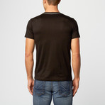 New York + London V-Neck T-Shirt // Black (3XL)