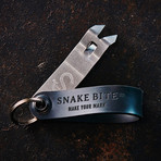 Snake Bite Keychain Bottle Opener // Waterproof