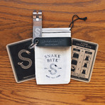 Snake Bite Keychain Bottle Opener (Barley Leather)