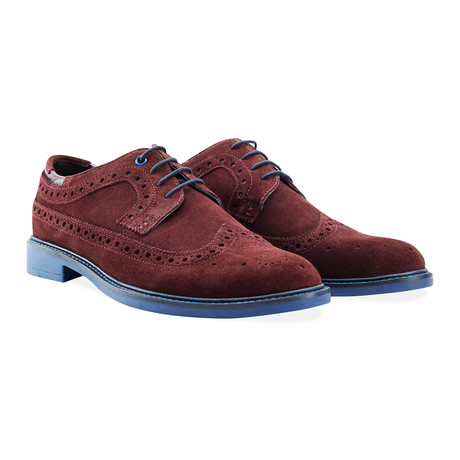 Baxendale Wing Tip Derby // Burgundy (UK: 6)