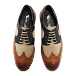 Ashworth Two Tone Brogue // Tan + Stone (UK: 6)
