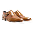 Goodwin Smith // Buckley Monk Strap Brogue // Tan (UK: 8)