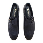 Helmshore Monk Strap Brogue // Navy (UK: 8)