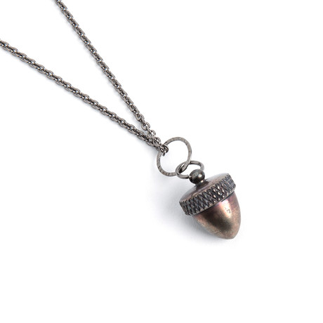 Acorn Necklace // Sterling Silver (18")