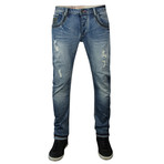 Anthony Slim-Fit Distressed Jean // Mid Wash (33WX32L)