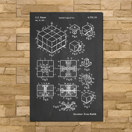 Rubik's Cube (12"W x 18"H)