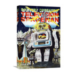 Battery Operated Television Spaceman (14"W x 22"H x 1.5"D)