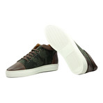 High-Top Sneaker // Brown + Camo (US: 11)