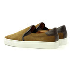 Mr. John's Shoes // Slip-On Sneaker // Camel, Brown (US: 12)