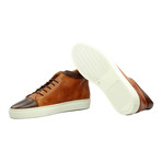 High Top Sneaker // Cognac + Brown (US: 13)