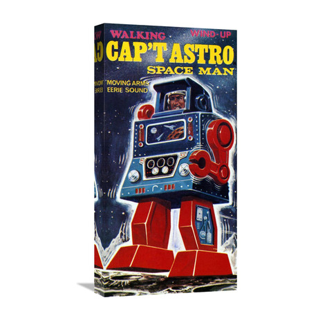 Cap't Astro Space Man (12"W x 24"H x 1.5"D)