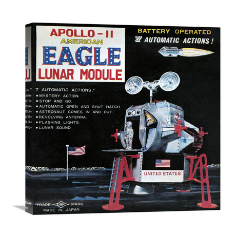 Apollo-11 American Eagle Lunar Module (22"W x 22"H x 1.5"D)