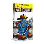 Mechanical Space Fire Department Robot (11"W x 22"H x 1.5"D)