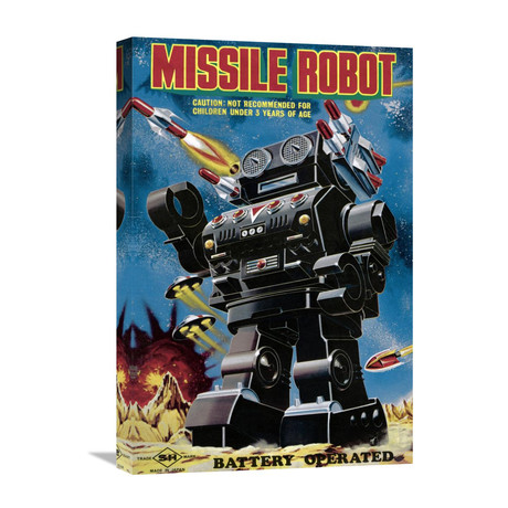 Missile Robot (16"W x 24"H x 1.5"D)