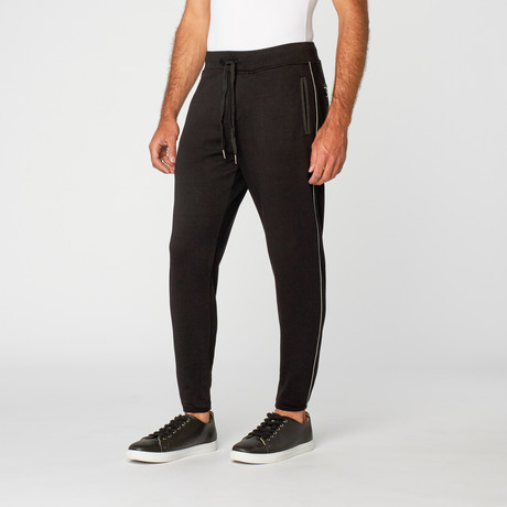 Ami Piping Detail Sweatpant // Black (L)