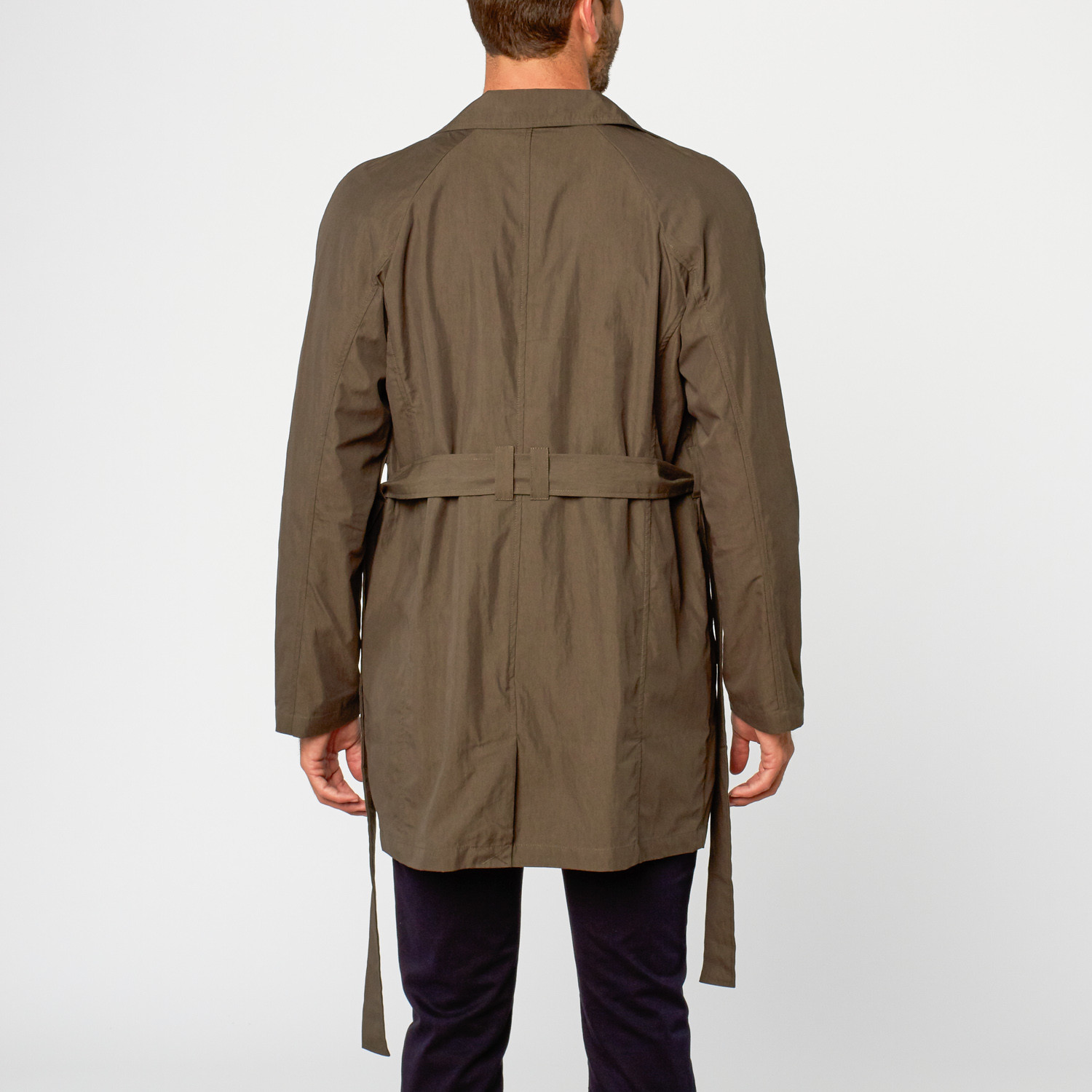 Gillen Pocket Trench Coat // Army (M) - Jacob Holston - Touch of Modern