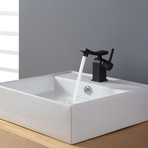 Unicus Single Lever Basin Bathroom Faucet (Chrome)