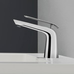 Seda Single Lever Basin Bathroom Faucet (Chrome)