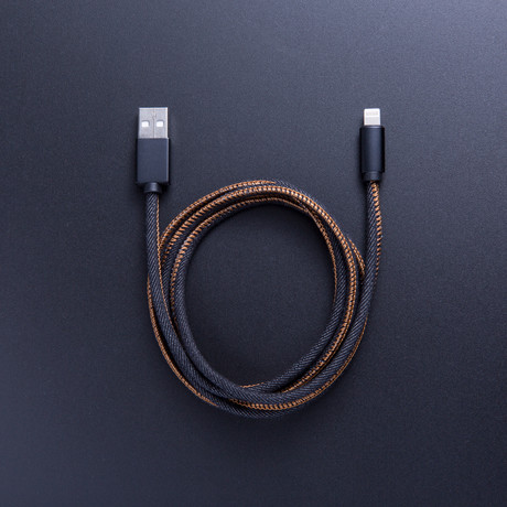 Denim USB Cable // Black