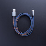 Denim USB Cable // Navy