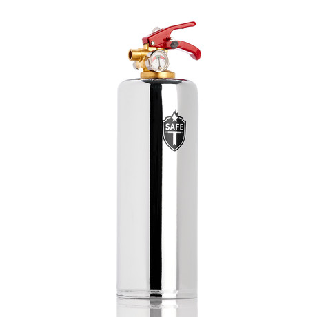 Safe-T Designer Fire Extinguisher // Chrome