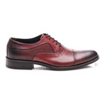 Textured Oxford // Bordeaux (Euro: 44)