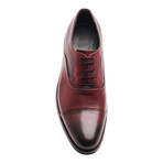 Textured Oxford // Bordeaux (Euro: 44)