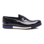 Patent Loafer // Navy Blue (Euro: 43)