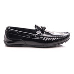 Patent Moccasin // Black (Euro: 43)