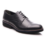 Smooth Leather Oxford // Black (Euro: 45)