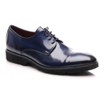 Plain Toe Derby // Light Navy Blue (Euro: 42)