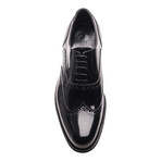 Perforated Trim Oxford // Black (Euro: 43)