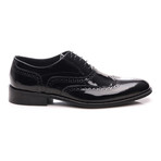 Perforated Trim Oxford // Black (Euro: 45)