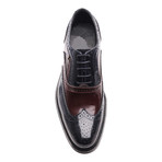 Perforated Brogue // Navy Blue, Bordeaux (Euro: 45)