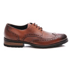 Patria Mardini // Textured Brogue // Brown (Euro: 43)