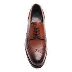 Patria Mardini // Textured Brogue // Brown (Euro: 43)