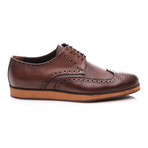 Textured Brogue // Brown (Euro: 43)